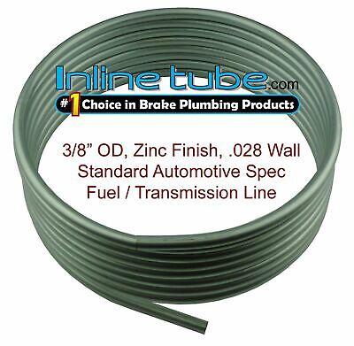 Oe Zinc Automotive Steel Brake Fuel Transmission Line Tubing 3/8" Od Coil Roll