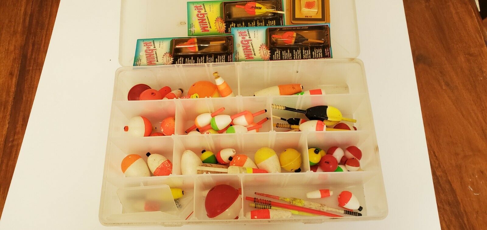 Assorted Fishing Bobbers, Round Floats, Cigar Floats, Throw Floats,