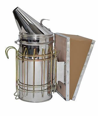 Vivo Bee Hive Smoker Stainless Steel W/heat Shield Beekeeping Equipment