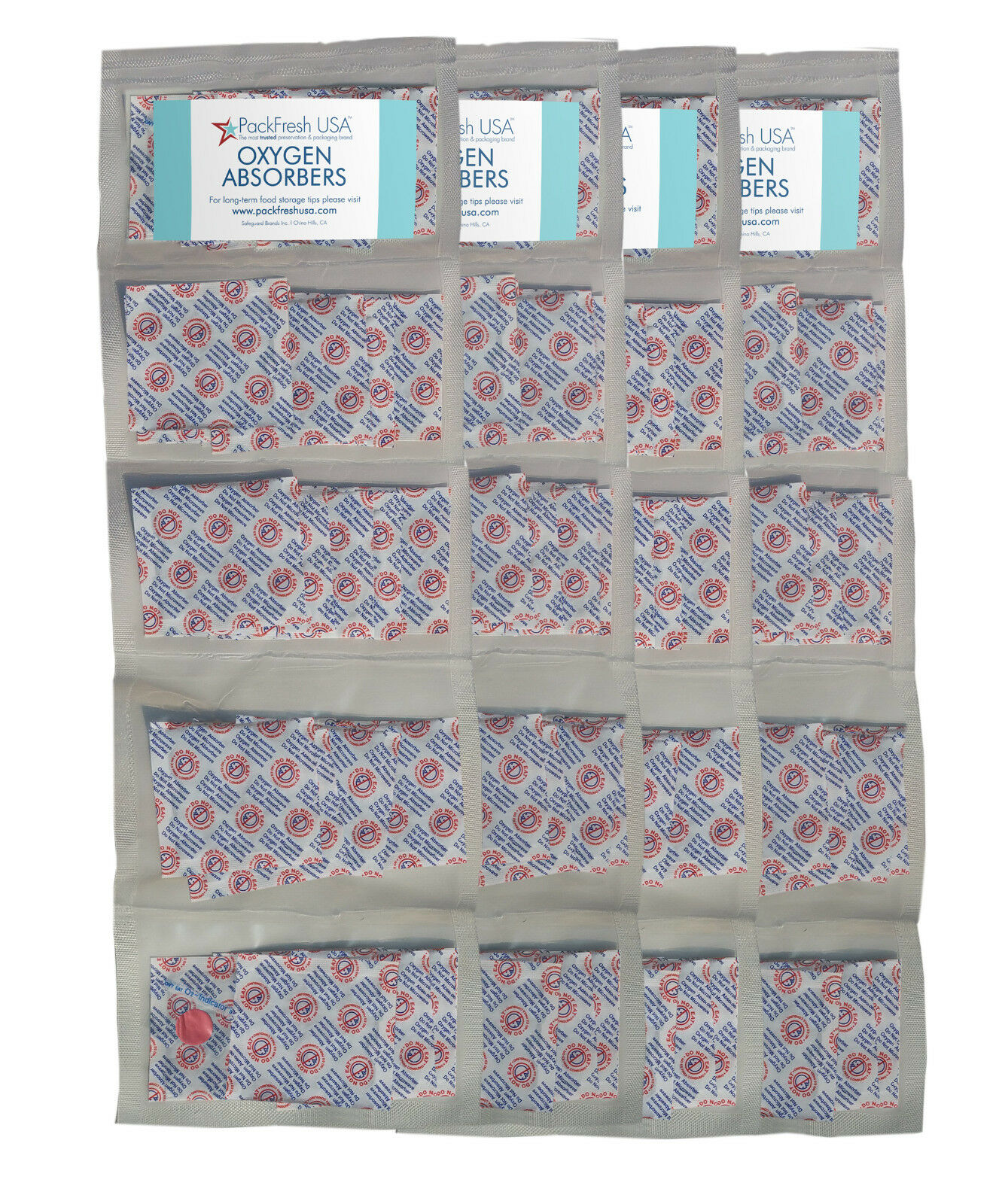 Packfreshusa Oxygen Absorbers Compartment Packs - Available In 50cc 100cc 300cc